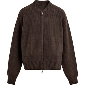 
Cabinet 429! Autumn and winter men's loose stand-up collar structure knitted cardigan 4216309 700 simple sweater jacket