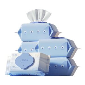 October Crystal Baby Wet Towel Paper New Hand -in -mouth Dedicated Fart Babies Children Wet Paper Towel Family Profit Big Packaging
