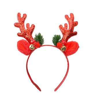 
Christmas headband large elk antler headband