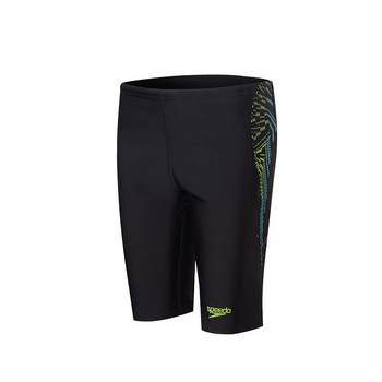 Suibao anti -chlorine and sunscreen boys and knee swim trunks
