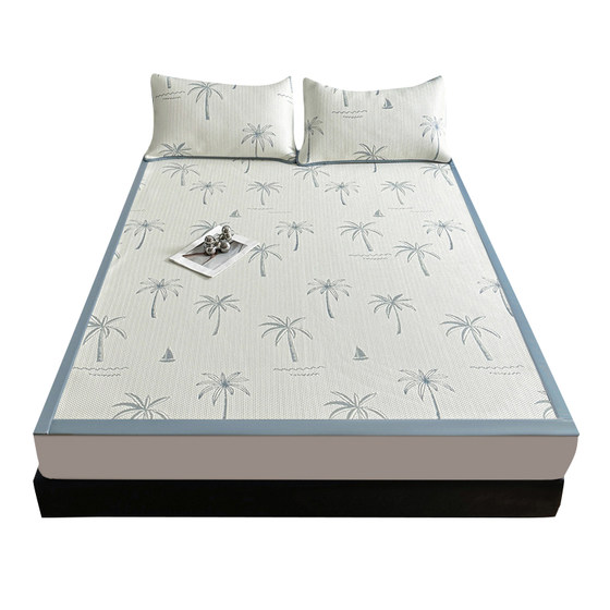 
2025 new iced doodle cool mat Class A mother and baby grade summer super cool bed fittings air conditioning soft mat three-piece set