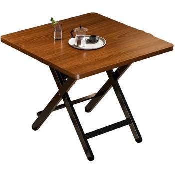 [First release in the entire network] Black walnut color folding dining table