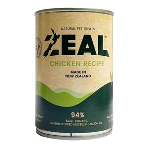 
Zeal dog staple food can No. 0 can imported from New Zealand for adult puppy nutrition wet food mixed rice fattening dog staple food can