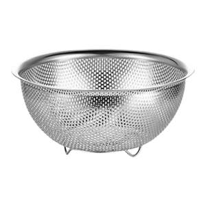 
Wash basin drain basket 304 stainless steel basin household egg beating and noodle kitchen rice washing sieve rice cleaning artifact filter basket