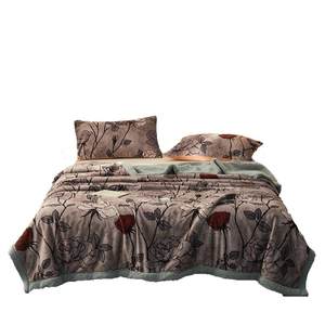 Violet milk velvet multi-functional digital printing double-layer blanket winter lamb velvet blanket nap blanket casual blanket