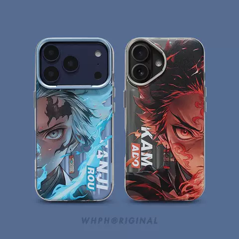 Anime Demon Slayer iPhone Cases – MagSafe Compatible – iPhone 17 To iPhone 13