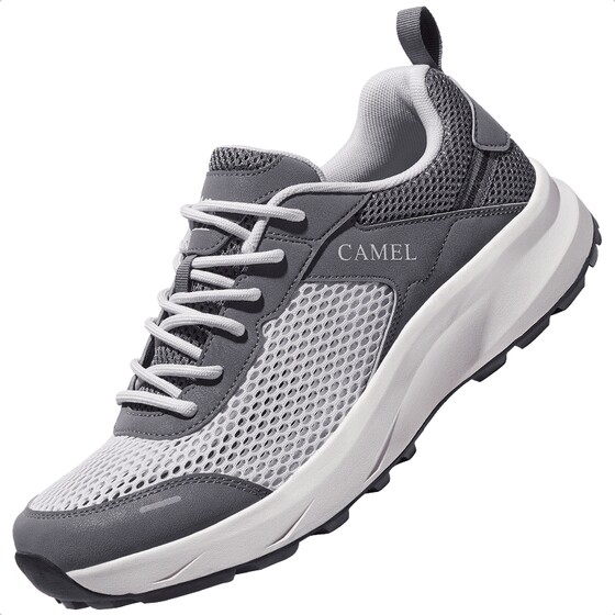 
Camel outdoor casual shoes for men 2026 summer breathable mesh men's shoes comfortable non-slip sports hiking and mountaineering shoes for men