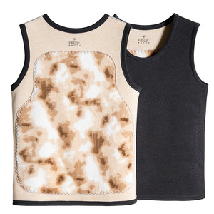 
Warm vest men's thickened plus velvet German wool silk plus fat plus size bottoming shirt to wear winter vest