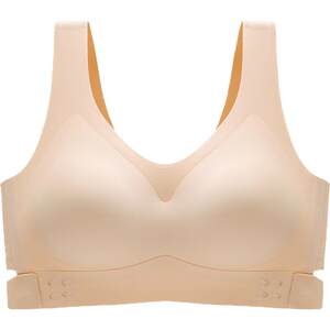 
Jiandan Bird Underwear Women's Steel Ring Small Breasts Gathering and Collapsed Attachment Anti-Sagging Adjustment Sports Crossed Beautiful Back Bra