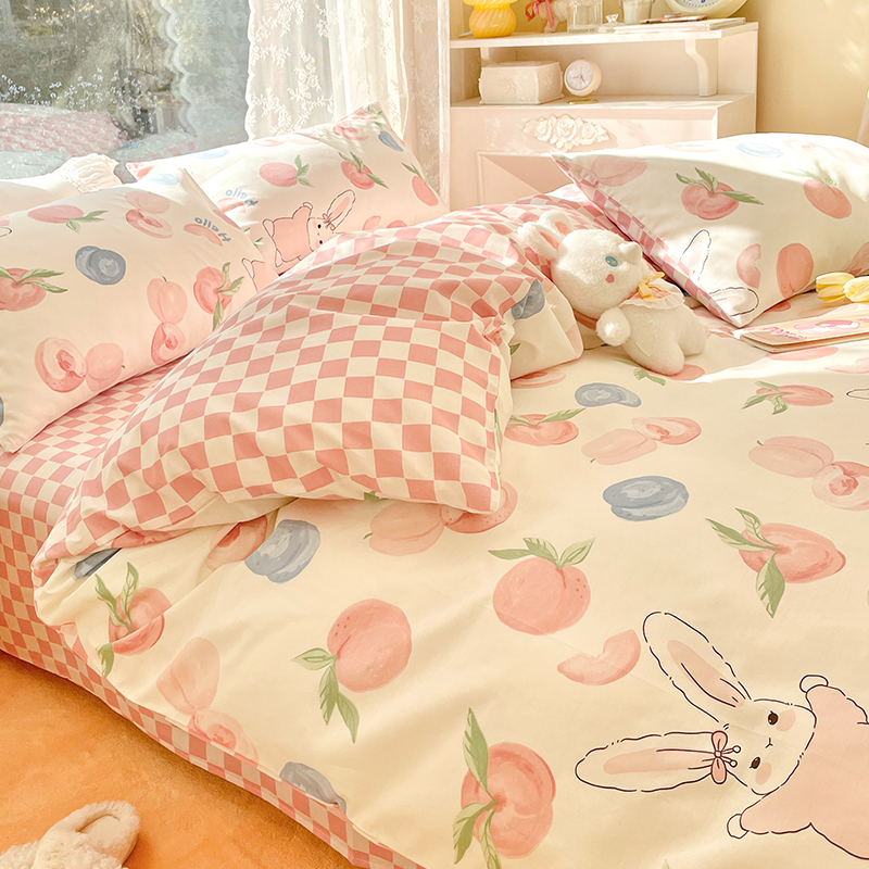 INS PRINCESS FOUR -PIECE COTTON 100 ü Ʈ  ̺  ̱ ħ 3- ǽ ħ ħ