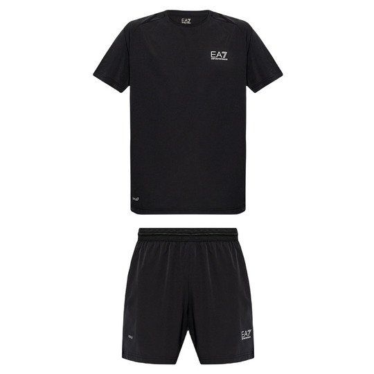 Armani EA7 Men's Summer Short Sleeve Sports Set - 8NPV03 PNDDZ