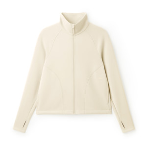 
Women's loose sports jacket under banana, autumn jacket, new stand-up collar sun protection clothing, sports jacket, yoga top