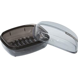 South Korea imported large soap dish with lid for draining, simple