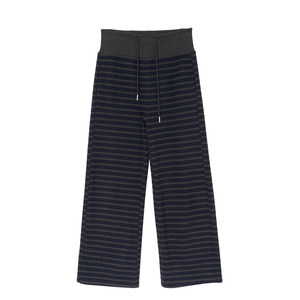 
MASANON maternity pants 2026 new winter small striped wide-leg pants during pregnancy plus velvet thickened warm pants