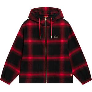 
Xiao Zhan's same style Li Ning Rijin gold jacket for men and women 2026 spring new top plaid casual jacket