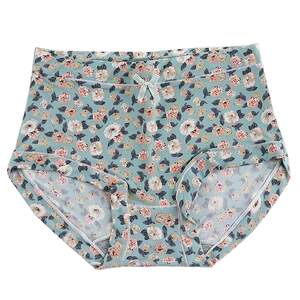 Milk silky large size high waist ice silk underwear women's breathable seamless summer thin mother's butt-covering and navel-protecting briefs