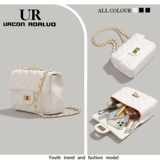 Цепь, сумка через плечо, ремешок для сумки на одно плечо, подарок на день рождения, изысканный стиль, на цепочке, в стиле Шанель