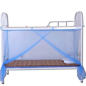 Student dormitory mosquito nets encrypted square -top men's bedroom single bed and lower beds, 90 dust -proof top dual beds