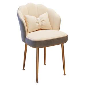 Make -up chair Household room back to the back of the brilliant armored petals stool light luxury senior girl bedroom dressing table chair
