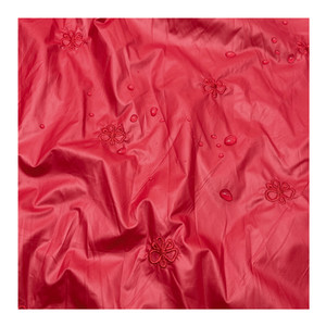 
1 meter price embroidered three-in-one down jacket fabric without quilting cotton coat cotton pants straight filling solid color fabric