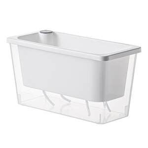 Rectangular plastic flower pots, windows, strawberry planting pots, family balcony breeding basin special box long strip Hellen artifact
