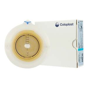 
Coloplast two-piece ostomy bag 02833/17720 Teshu snap-on flat chassis with 1698 ostomy bag
