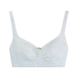 Qingcang Bailing Bailing Girls underwear High School High School Senior High School Settime Cotton No Steel Ring Drain Pure Symbol Student Bra
