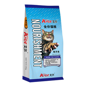 El Cat Food, Haiyang Fish 10kg Cat Main Food Cat Dry Food Standards into a Cat Universal 20*0.5kg Multi -Provincial Free Shipping
