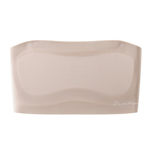 Zuochige's markless strapless bra boobs for women strapless underwear large breasts show small summer invisible non-slip beautiful back strap