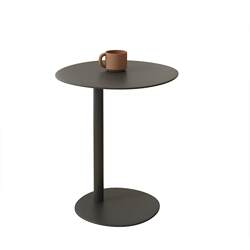 Wasabi style small coffee table minimalist iron small round table