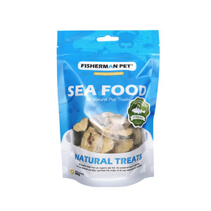 [Wangcai]FISHERMANPET Fisherman Ranch Dried Cod Skin Freeze-dried Salmon Big Dog Snack Cleansing Teeth
