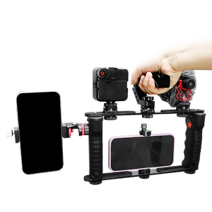 
Metal mobile phone rabbit cage balanced stable live photography vlog SLR camera Android Apple mobile phone photography accessories