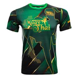 MMA sports breathable T-shirt WBC Muay Thai martial arts Jiu-Jitsu exercise training kickboxing UFC boxing quick-drying custom short sleeves