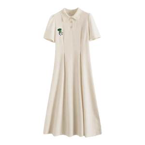 
Jingqi Maternity Dress 2026 New Pregnancy Mother Advanced Wear Western Style Suit Large Size Skirt Women Summer
