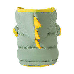 Puppy Clothing Pet Clothing Teddy Bichon Schnauzer Small Puppy Autumn and Winter Dinosaur Two-legged Down Jacket