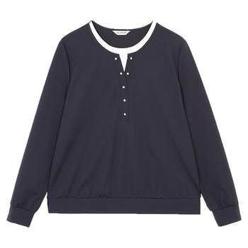 
Mirandon round neck sweatshirt women's long sleeve versatile T-shirt