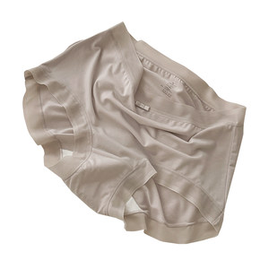 
The shopkeeper's own style! 80S ultra-fine mulberry silk naked sense and traceless underwear for women's mid-waist modal pure cotton suppression file