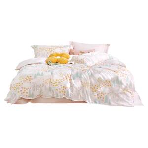 
Luolai Children's Class A Cotton Pure Cotton Twill Print Three-piece Set Student Dormitory Bed Sheets Bed Sheets Bedding Quilt Set Four-piece Set