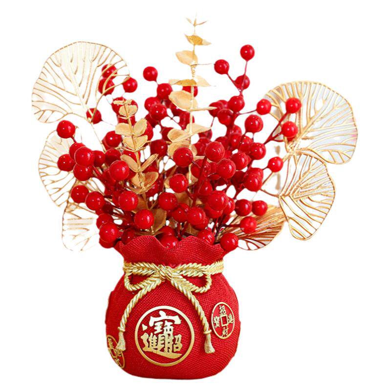 Porte-Bonheur Chinois - Pendule En Verre/Résine Rose Avec Turquoise - Cordelette Rose - Neuf