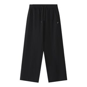 
FILA FUSION women's trousers knitted trousers 2026 summer new wide-leg pants simple casual sports pants
