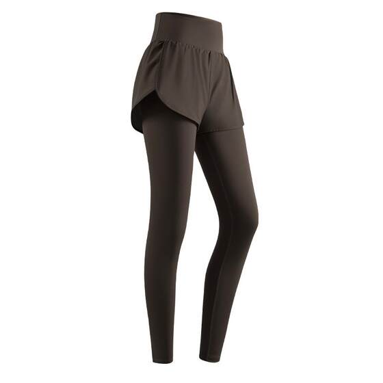 
361 fake two-piece yoga pants for women yoga suit sports suit autumn fitness jogging pants fake two-piece yoga pants for women