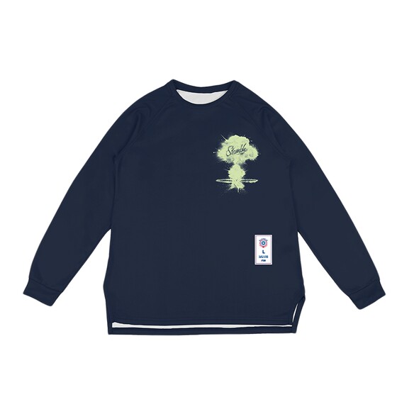 
SLAMBLE Autumn New Solid Color Sports Long Sleeve T-shirt Men's Round Neck Quick Dry Breathable Shooting Suit Training Fitness Suit