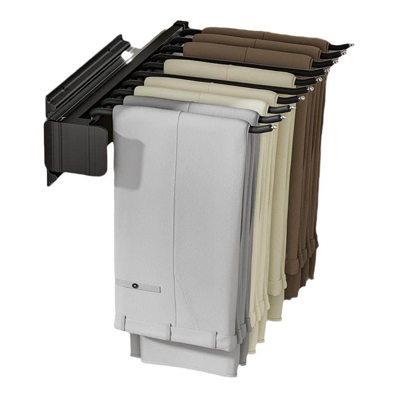 Barra De Armario Para Pared Ecd-Germany, Acero Negro, 50kg De Capacidad (Varios Tamaños)