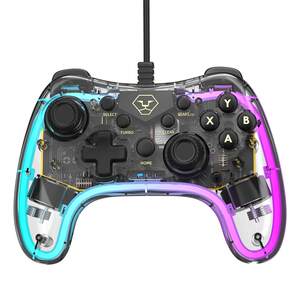 
Gamepad Game console TV PC laptop version transparent wired wireless switch horizon 5 virtual joystick steam glowing joystick 2k King of Fighters 15 infinite warmth