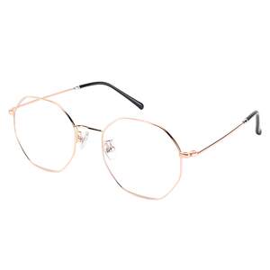 Doctoral glasses Ouqi Blu -ray Radiation Computer Parse Female Polygon Frame Platform Flat Meritability Divisible Male