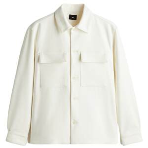 
HM men's jacket spring Detroit workwear fold-down collar French long-sleeved commuter shirt jacket 1259798