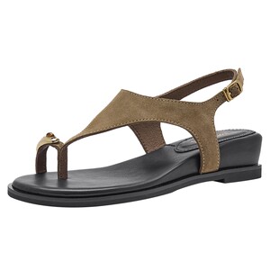 
Hot style fashion sandals 2026 summer new heightening flip-flops retro casual sandals for women H52W26215