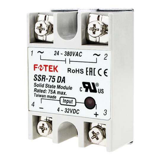 Originalt ægte yang ming fotek dc 1-faset solid state relæ ssr-75da ...
