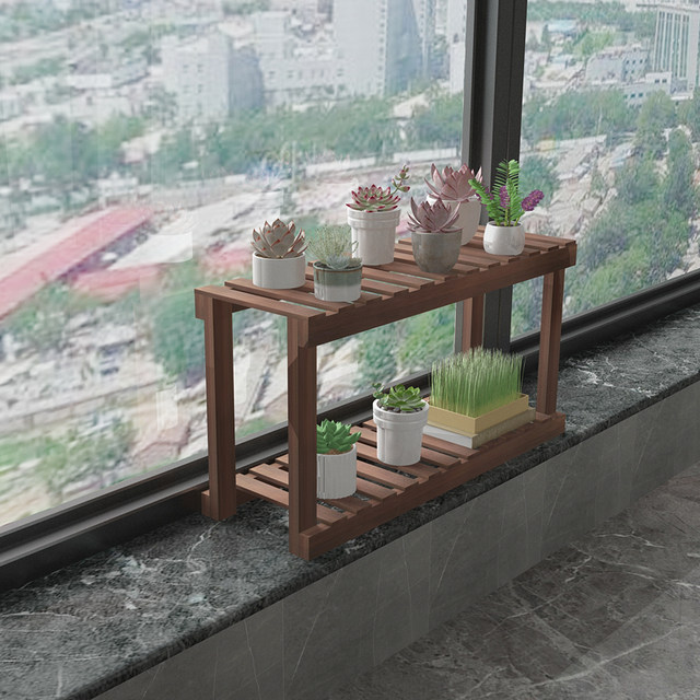 Gas with a solid wood balcony wide anti -corrosion polychide frame ...