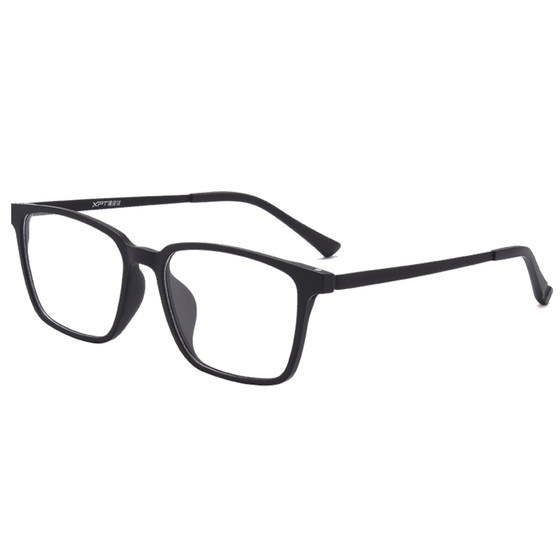 
Myopia glasses pure titanium men's square frame trendy light black frame glasses frame can be customized with anti-blue light Danyang glasses frame